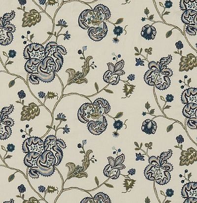 льняная ткань с вышивкой FD713H46 Mulberry