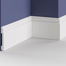 Фото: MS118 плинтус  (138х18х2000 мм)- Ампир Декор