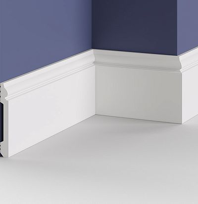 MS118 плинтус  (138х18х2000 мм) Mallers