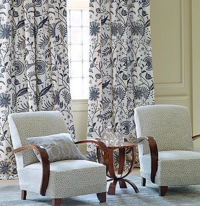 английская ткань с трендовым дизайном круги F4005/04 Colefax and Fowler - 1