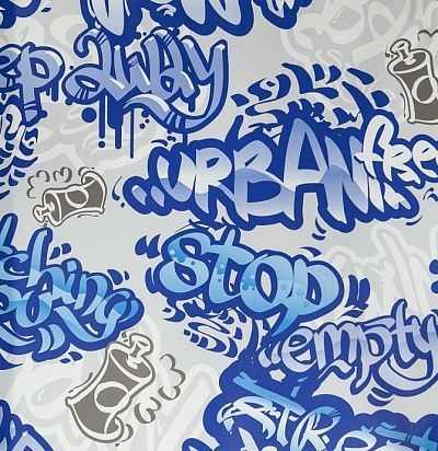 Обои KT Exclusive Stars&Stripes 2800063 Graffiti blue KT Exclusive