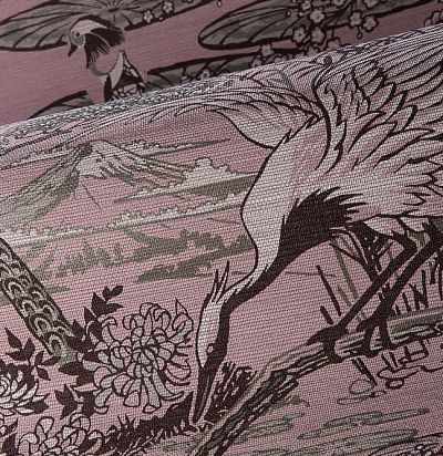 обои розовые с павлинами 13501 ARTE - 1