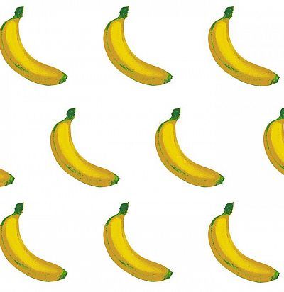 обои белые с бананами FP1121 ARTE