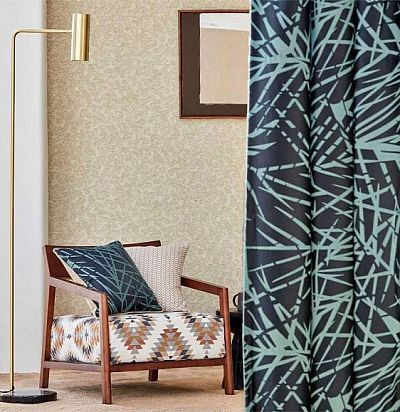 Ткань с растительным дизайном 133055 Harlequin - 1