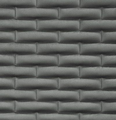 Стеганые обои серебристо-серые дизайн Бамбук горизонтальный 20-020-111-00 