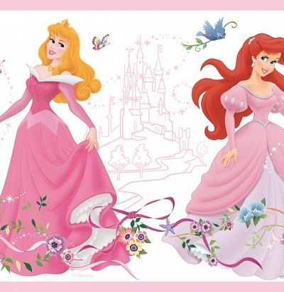 Обои светлые с принцессами DK5946BD 