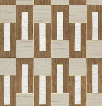 Обои натуральные деревянный шпон геометрические узоры  im51 Omexco