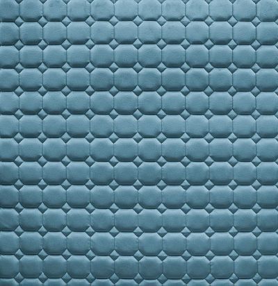 Стеганые обои  серо-голубые дизайн Респект 20-023-117-27 