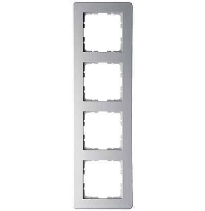 Рамка G-Flex 4-постовая, цвет Алюминий Jasmart