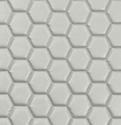 Стеганые обои серебряные соты 20-006-011-00 