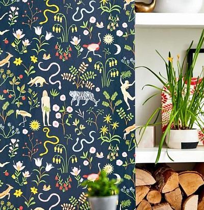 Обои современные красочные, с изображнием  цветов, животных, людей 112795 Scion - 1