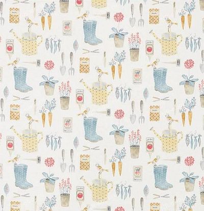 Ткань Sanderson  The Potting Room Prints & Embroideries 226347 The Gardener-Dijon Sanderson