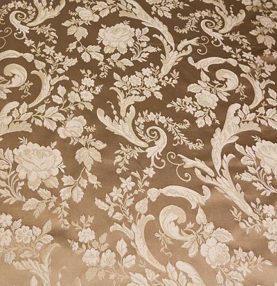 натуральный шелк с цветочным узором Lago 6218-806/gg/414 Ampir Decor