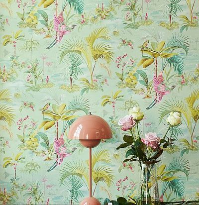 Обои с тропиками и птицами 300144  - 1