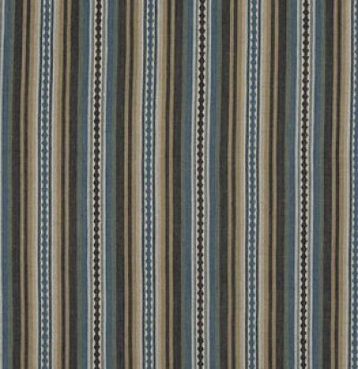 натуральная ткань FD731/H43 Dalton Stripe Indigo/Teal Mulberry