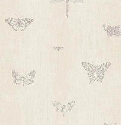 Обои с бабочками LP 00313 Sketch Beige Architector