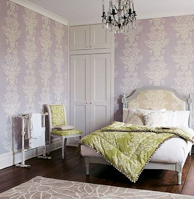 сиреневые флизелиновые обои 212857 Sanderson - 2