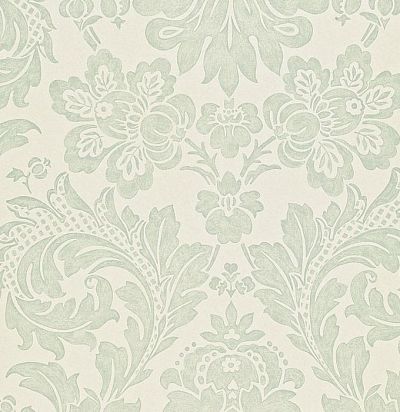 обои светло-зеленый дамаск DAPGEL102 Sanderson