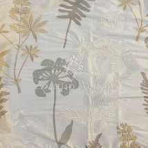 Фото: шелковая ткань с листьями 10437-02- Ампир Декор