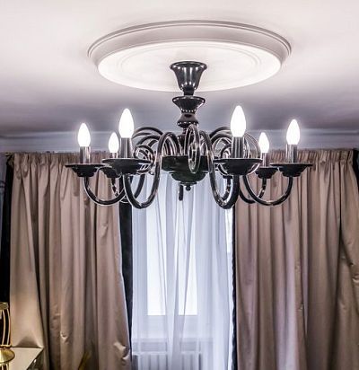 Потолочная розетка из полиуретана R76 ORAC DECOR - 1