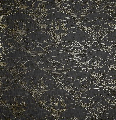 Обои с макаками в пруду MO3001 ARTE