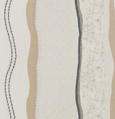 Ткань с вышивкой ED85269/1 Solaris Platinum/Bronze 