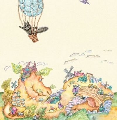 панно с сюжетом "цыпленок вечером" CH-001 