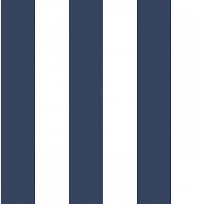 обои в бело-синюю полоску G56255 