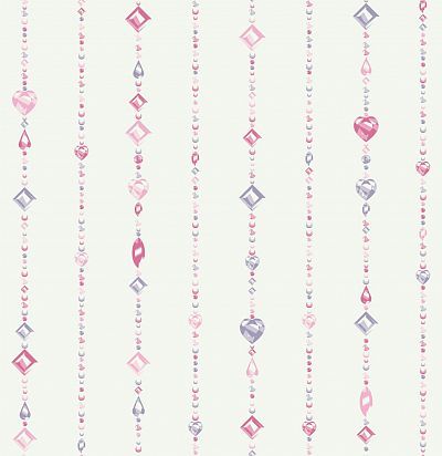 Обои белые с кристаллами DK5980 