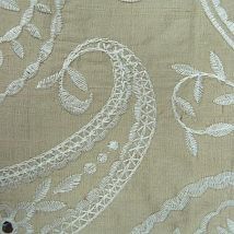 Фото: Шелк с вышивкой Pritika Sand- Ампир Декор
