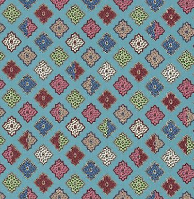 Портьерная ткань с ярким марокканским принтом FCL029/04 
