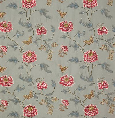 Портьерная ткань с вышитым узором F3302/04 Colefax and Fowler