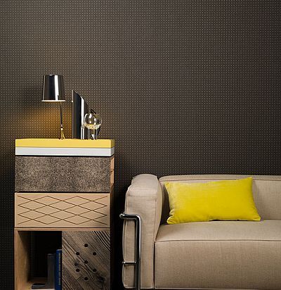 темные обои с мелким дизайном 20566 ARTE - 1