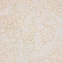 Фото: Льняной тюль с вышитым узором F4116/02- Ампир Декор