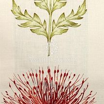 Фото: Английская ткань с цветами Munro Rust- Ампир Декор