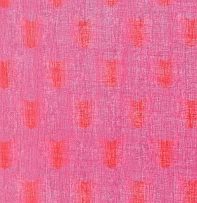 яркая негорючая портьерная ткань с геометрическим принтом Batumi CS 04 