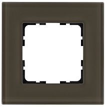 Фото: Рамка 1-постовая, стекло цвет Каперсовый- Ампир Декор