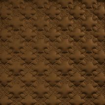 Фото: Стеганые обои  светло-коричневые дизайн Дамаск 20-022-106-00- Ампир Декор