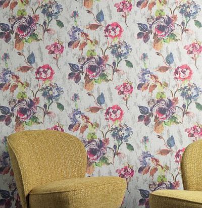 обои с яркими розами 228488 Rasch Textil - 1