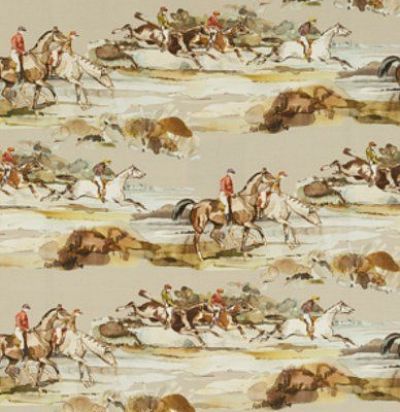 Ткань из Англии FD294A46 Morning Gallop Linen Grey/Sand Mulberry