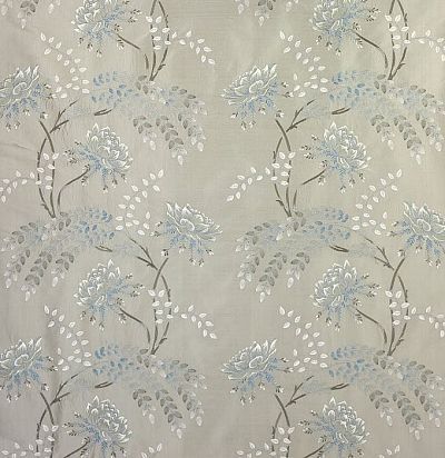 ткань с дизайном стилизованных водяных лилий F4010/01 Colefax and Fowler