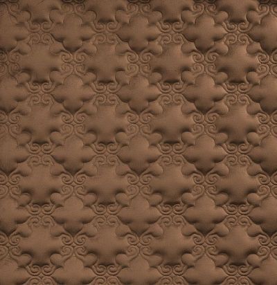 Стеганые обои  кофе с молоком дизайн Дамаск 20-022-103-27 