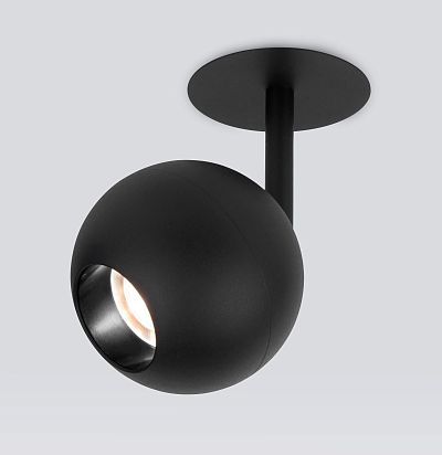 Встраиваемый поворотный светодиодный светильник Ball 12W 4200K черный 9926 LED Elektrostandard Pro