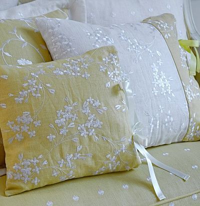 Английская ткань с цветами Dalmine Lemon Voyage Decoration - 1