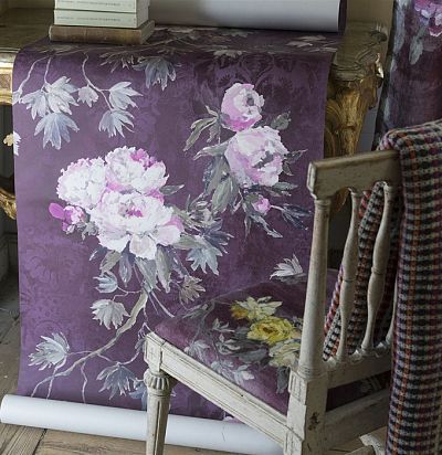 обои фиолетового цвета PDG673/04  - 1