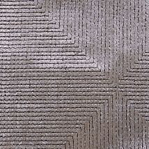Фото: Обивочный бархат с геометрическим узором Prisma Truffle- Ампир Декор
