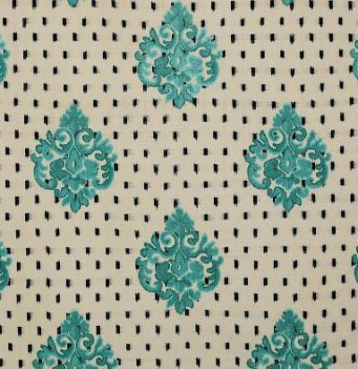 Ткань из хлопка 4883-04 Kadi Turquoise 