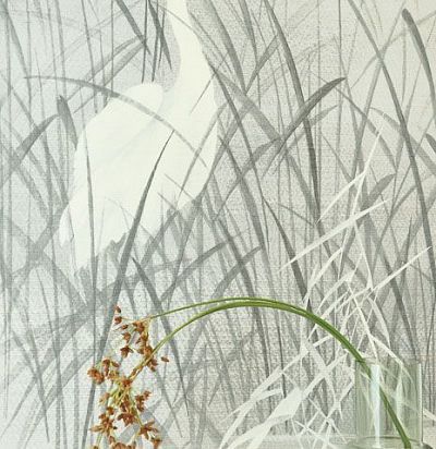 Панно декоративное с журавлями DG2VOL1013 Khroma - 1