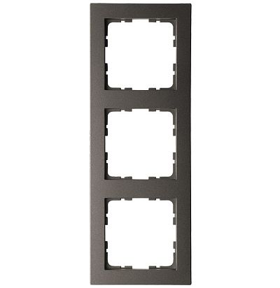 Рамка G-Classic  3-постовая, цвет Мокко Jasmart