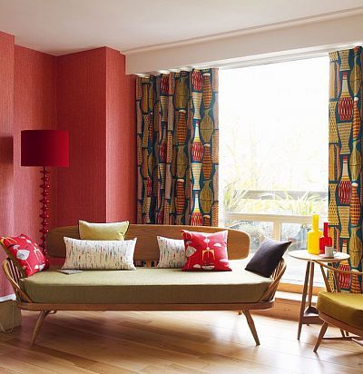 фоновые обои в мелкую полоску 210217 Sanderson - 1